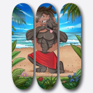 SURF WARRIOR KAUAI  Skateboard Set