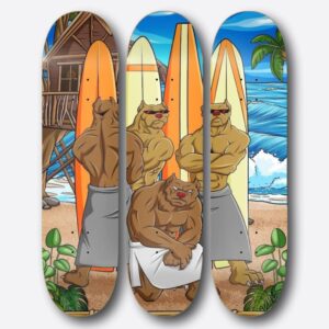OLOHE TRIBE Skateboard Set